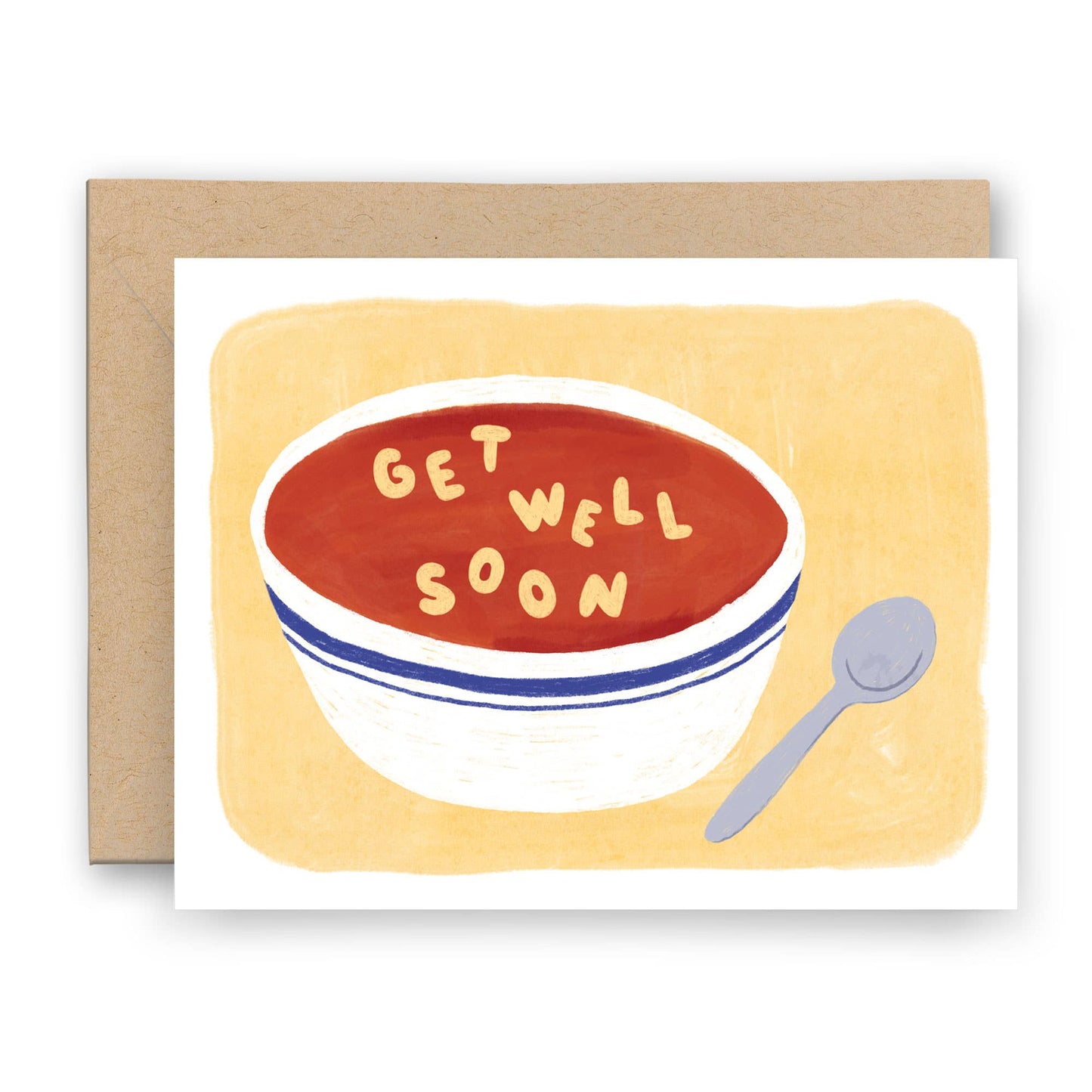 Finch + Flourish - Get Well Soon Alphabet Soup Card