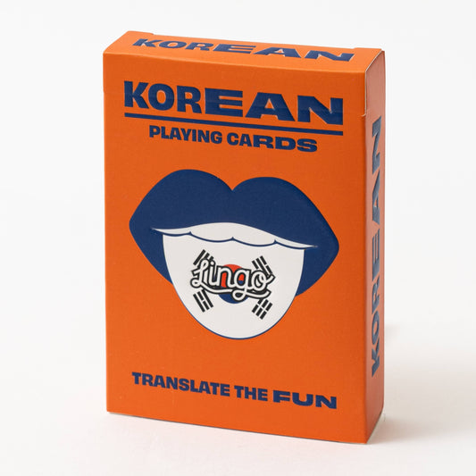 Lingo Playing Cards - Korean Lingo Playing Cards