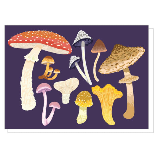 Smudge Ink - Mushrooms Note Card