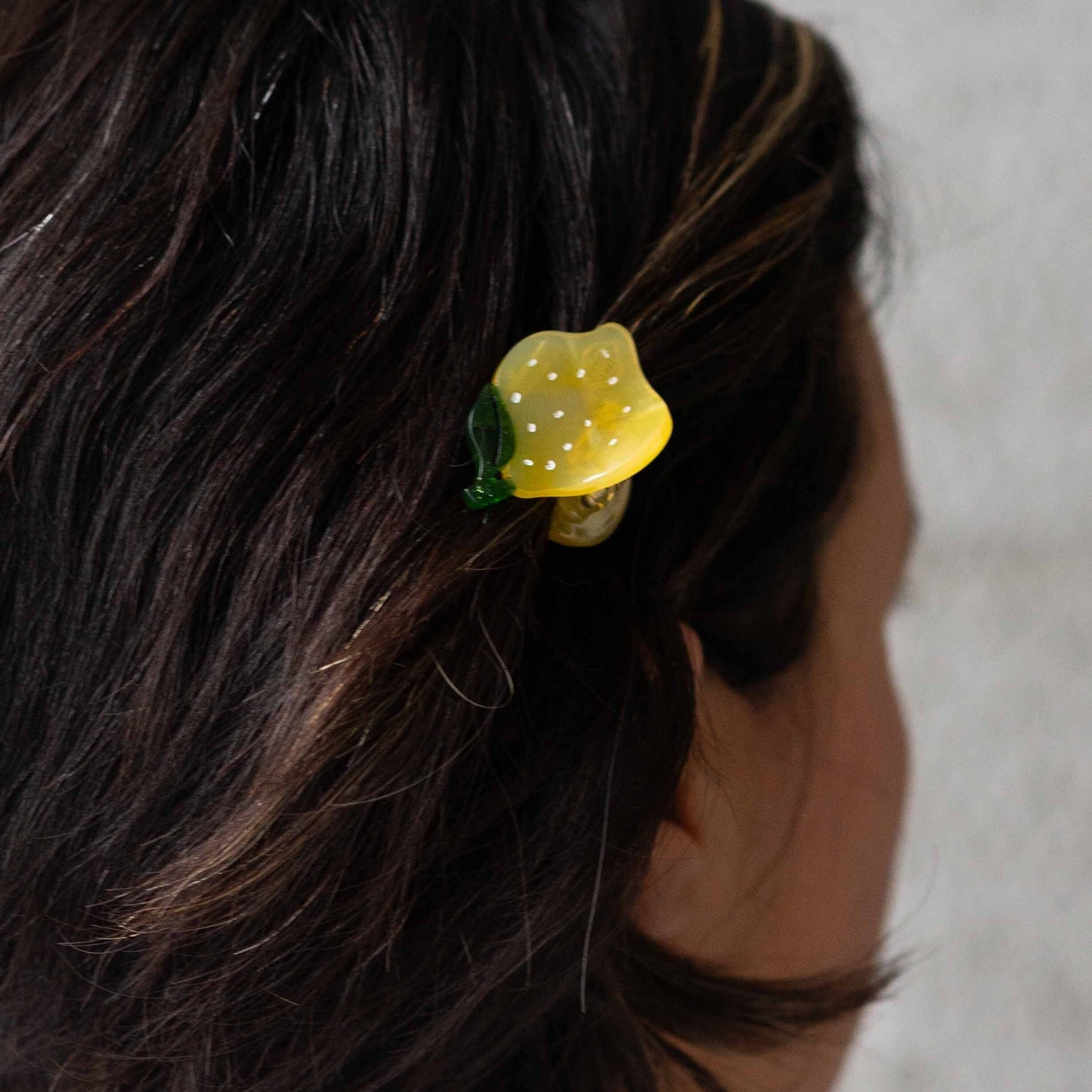 Jenny Lemons - Mini Lemon Hair Claw Clip