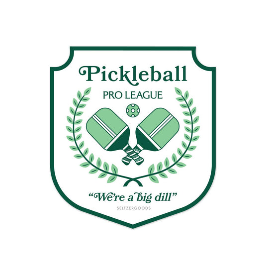 Seltzer Goods - Pickleball Crest Sticker