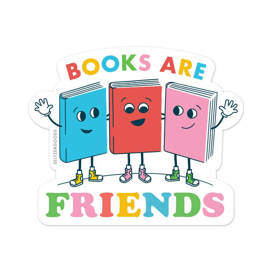 Seltzer Goods - Book Friends Sticker