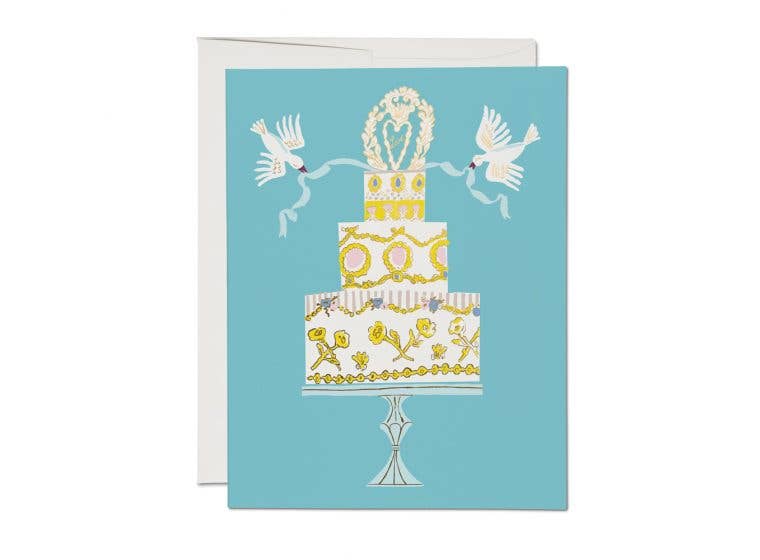 Red Cap Cards - Love Cake wedding