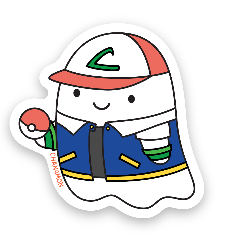 Maison Chanamon - Pokemon Master Ghost Sticker