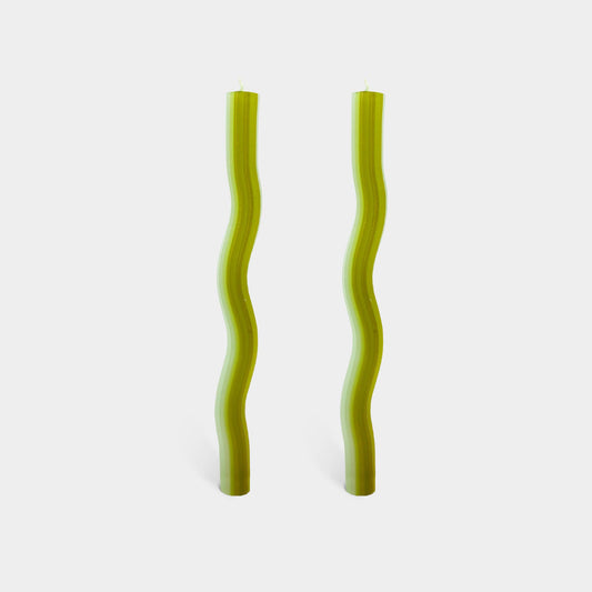 Lex Pott - Wiggle Candles by Lex Pott - Green (2 pack)