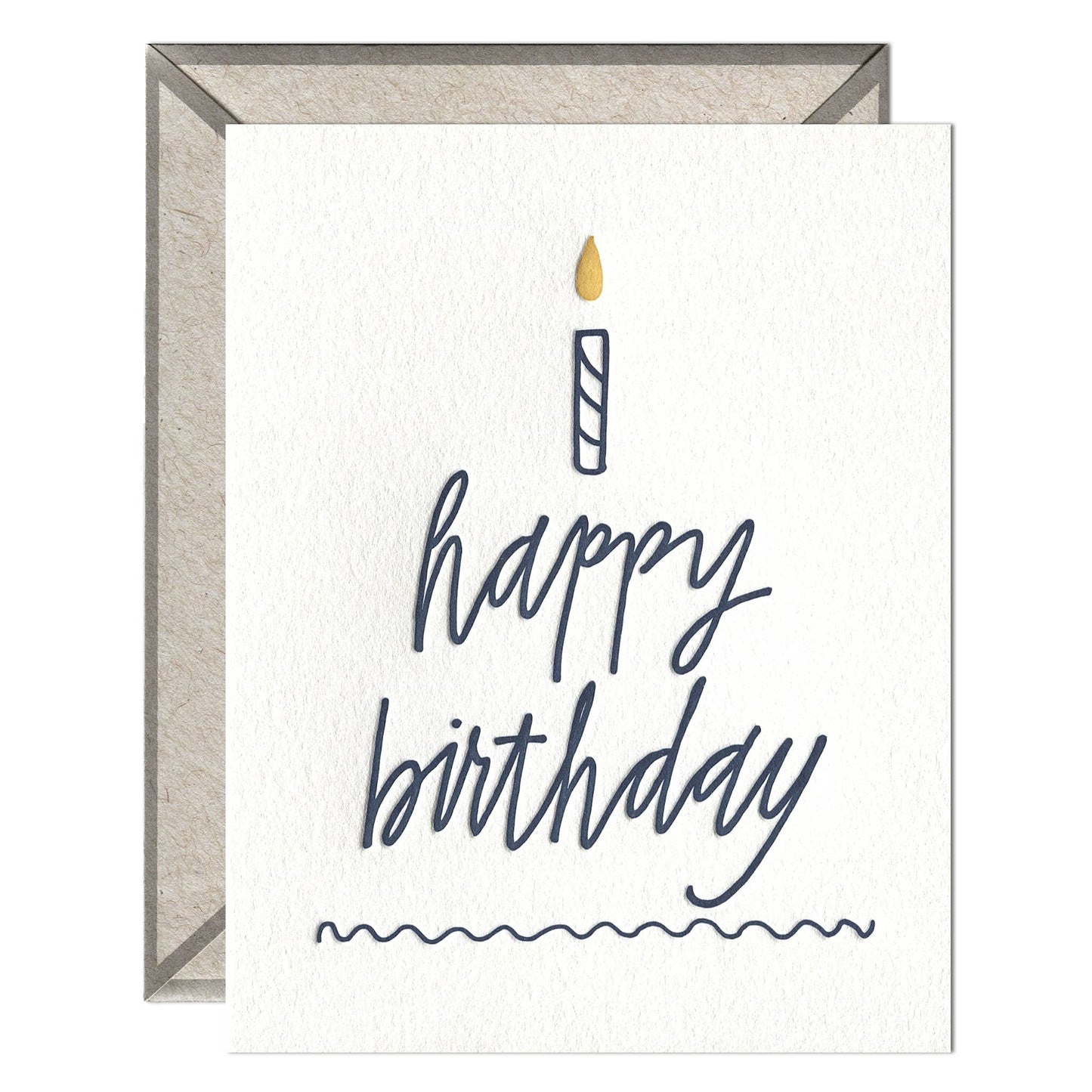 INK MEETS PAPER - Happy Birthday Cake - Birthday card