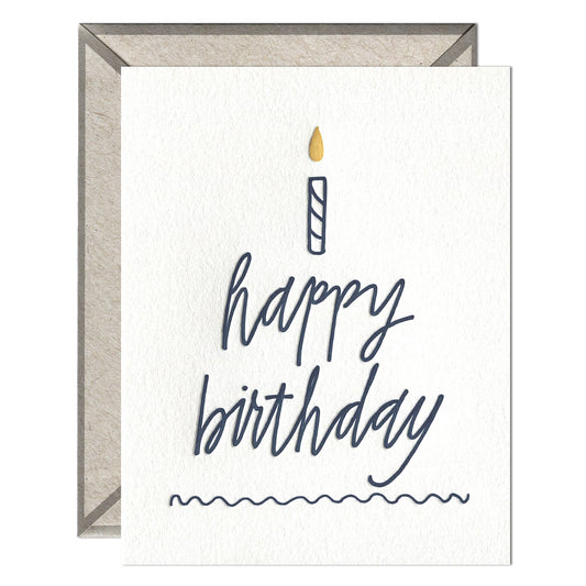 INK MEETS PAPER - Happy Birthday Cake - Birthday card