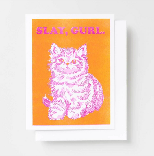 Yellow Owl Workshop - Slay Gurl Card