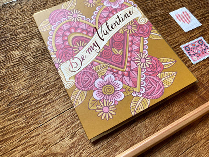 Noteworthy Paper - Be My Valentine Card