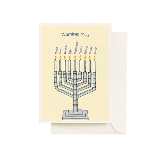 Seltzer Goods - Menorah Holiday Cards