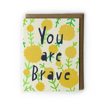 Honeyberry Studios - You are Brave Greeting Card