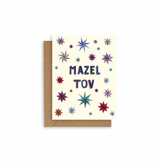 Adelfi - Star Gems Mazel Tov Card