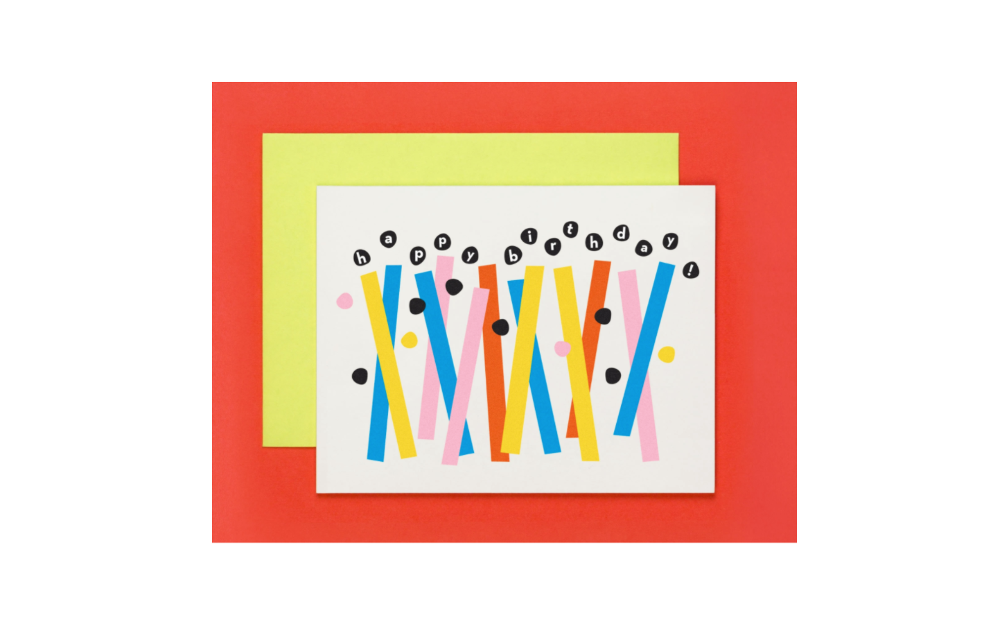 My Darlin' - Abstract Birthday Candles Card