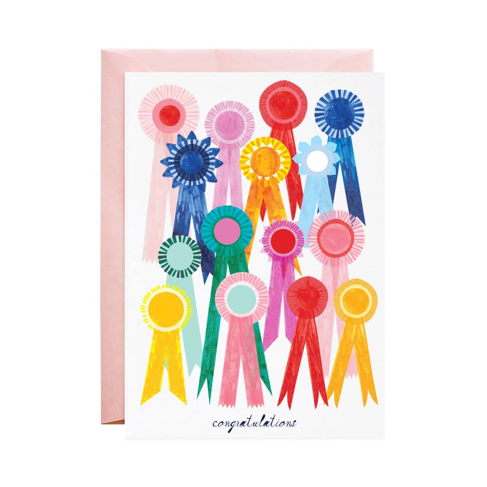 Mr. Boddington's Studio - First Place Ribbon - Greeting Card