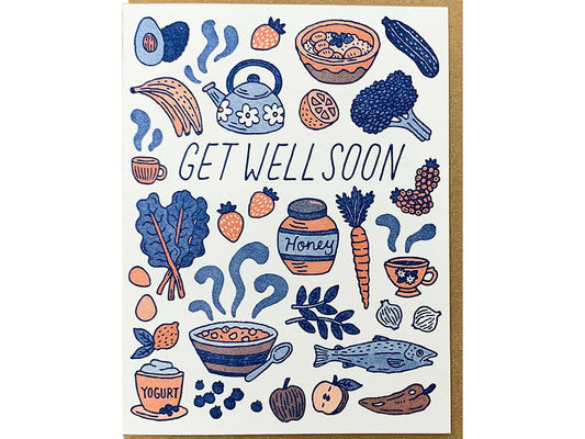 Noteworthy Paper - Get Well Healthy Foods Card