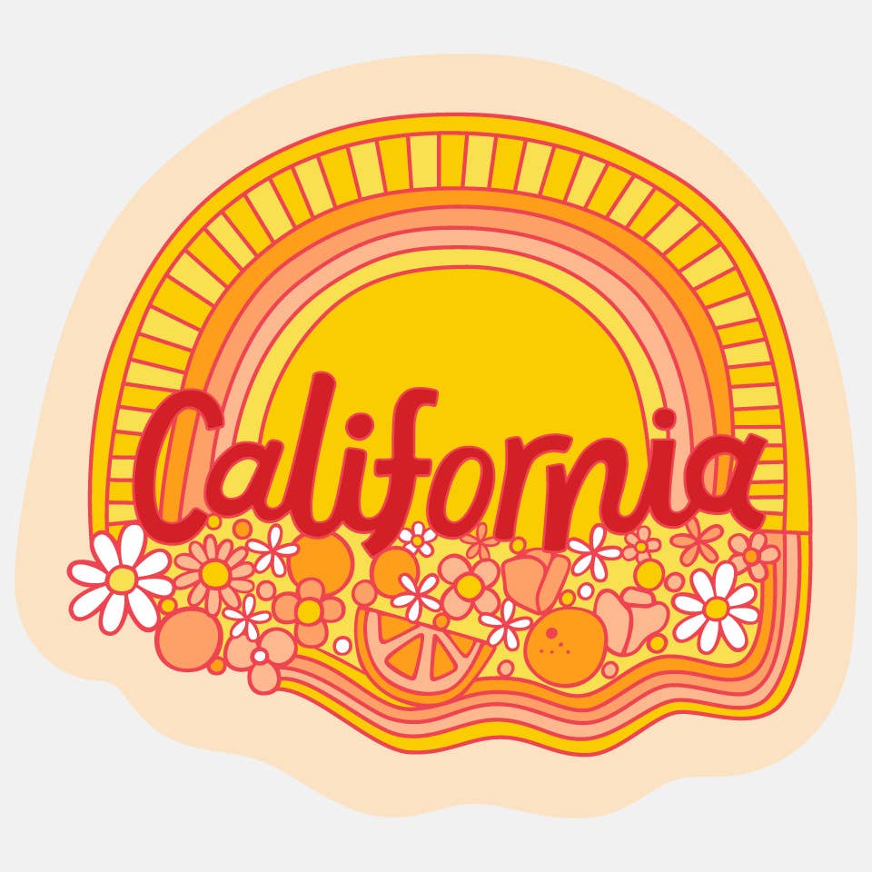 The Good Twin - Cali Floral Sticker