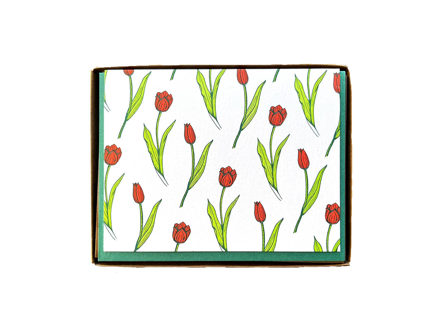 Noteworthy Paper - Tulip Pattern Card: Single Card