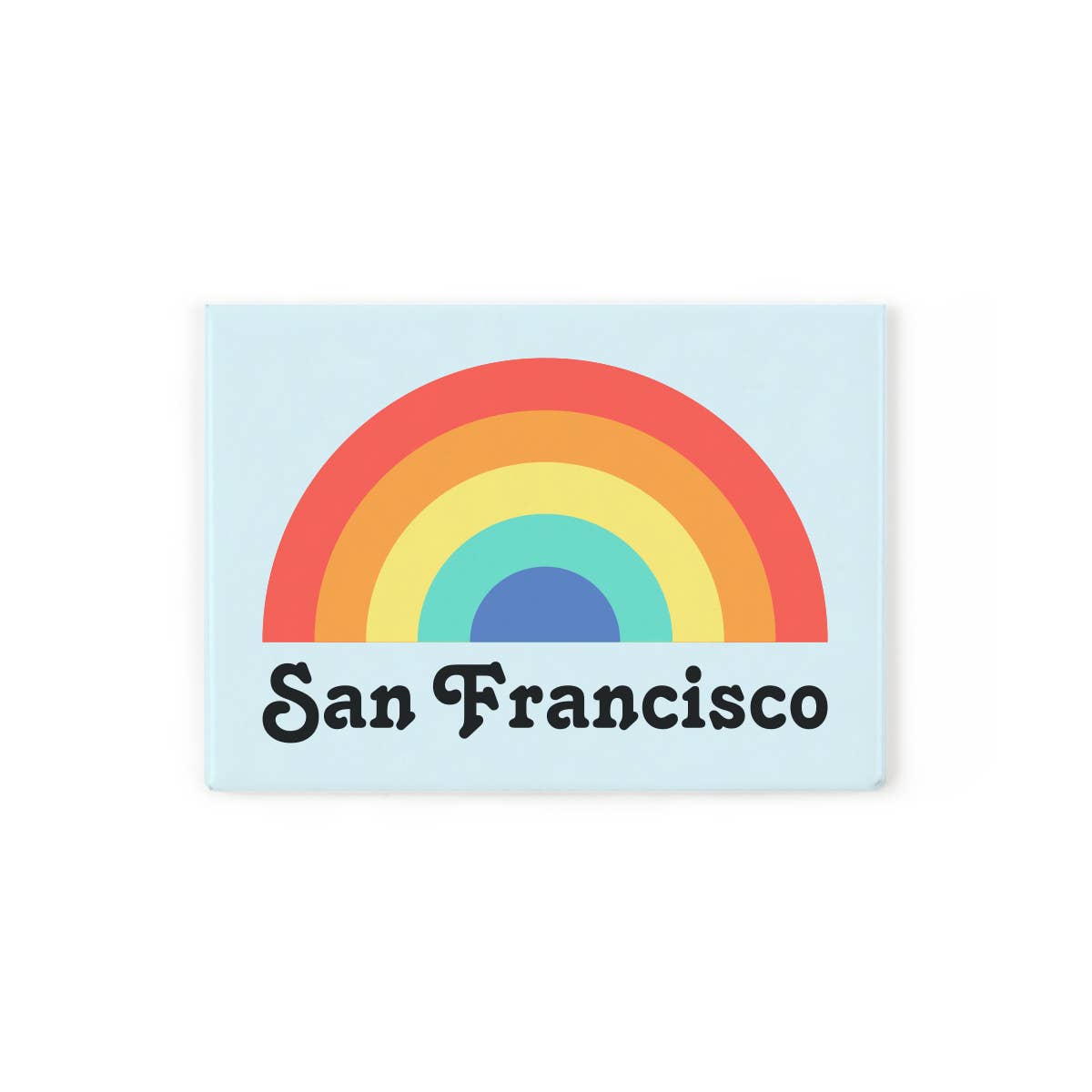 Seltzer Goods - SF Rainbow Magnet