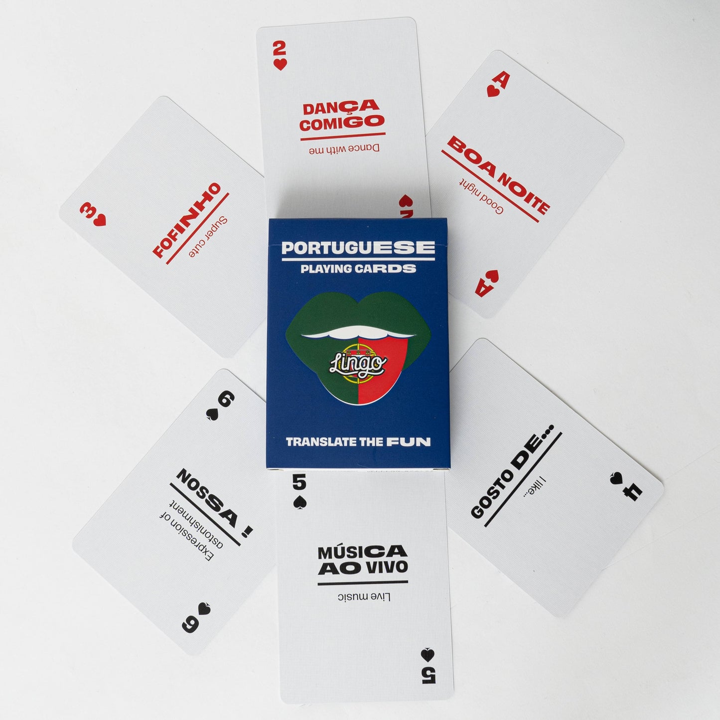 Lingo Playing Cards - Portuguese Lingo Playing Cards