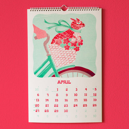 Bromstad Printing Co. - 2025 Risograph Wall Calendar - Ain't Life Grand?