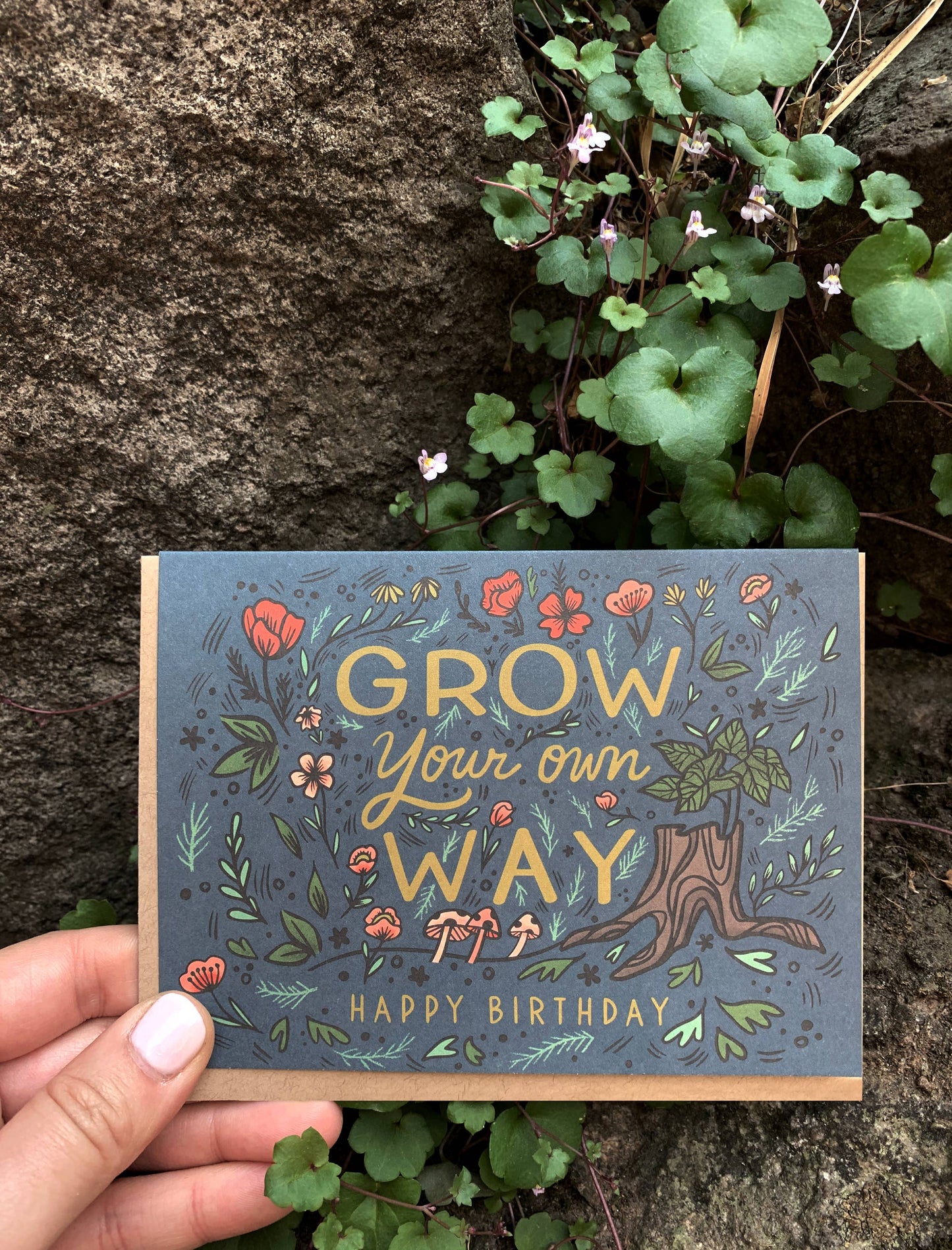 Paper Parasol Press - Grow Your Own Way Birthday Card