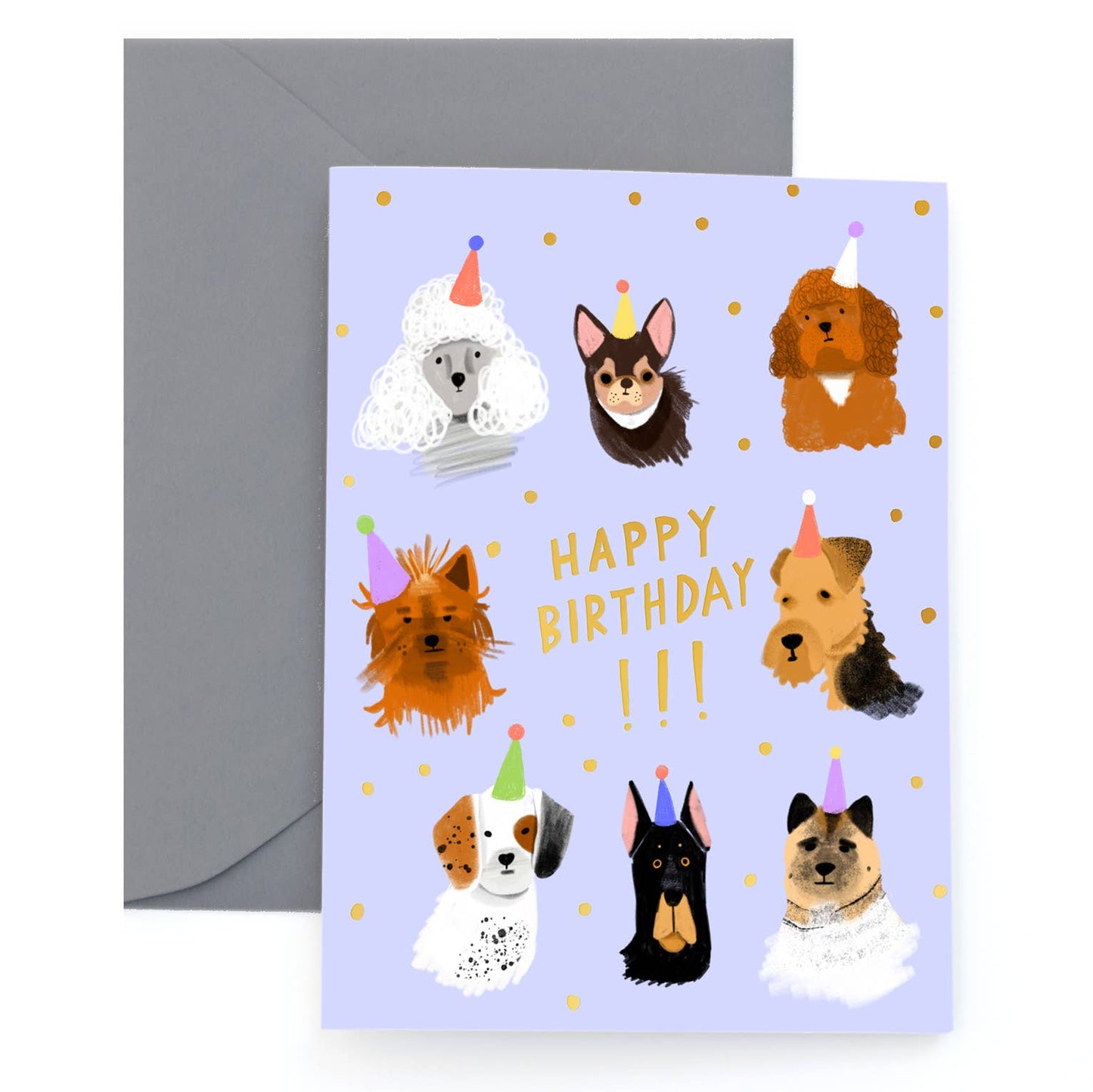 Carolyn Suzuki - CANINE CREW - Birthday Card