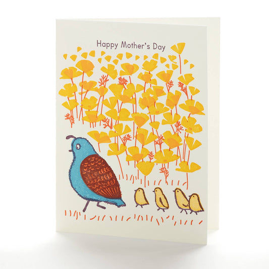 Ilee Papergoods - Quails "Happy Mother's Day"