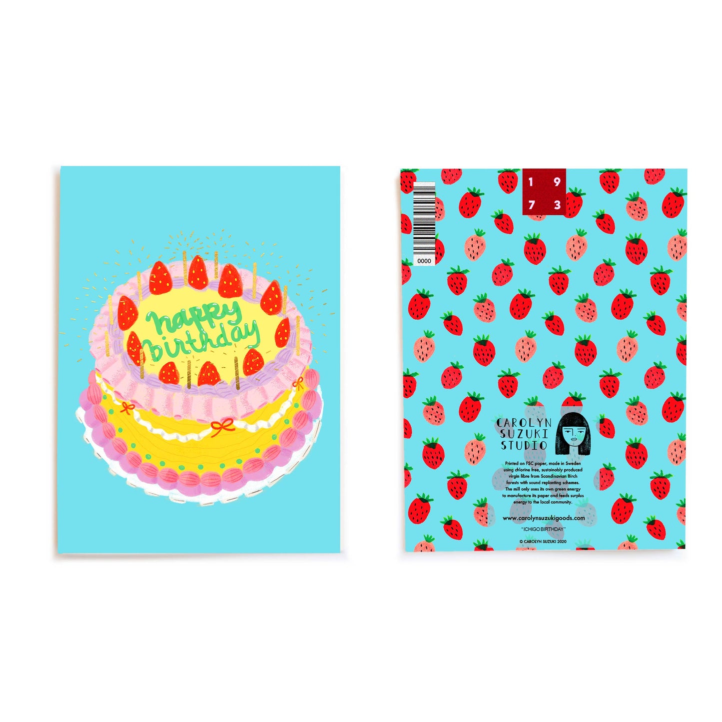 Carolyn Suzuki - ICHIGO BIRTHDAY - Birthday Card