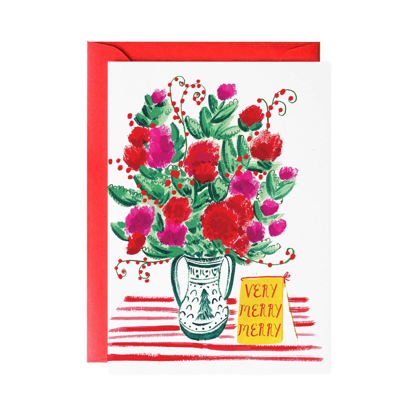 Mr. Boddington's Studio - Winter Flowers - Holiday Greeting Card