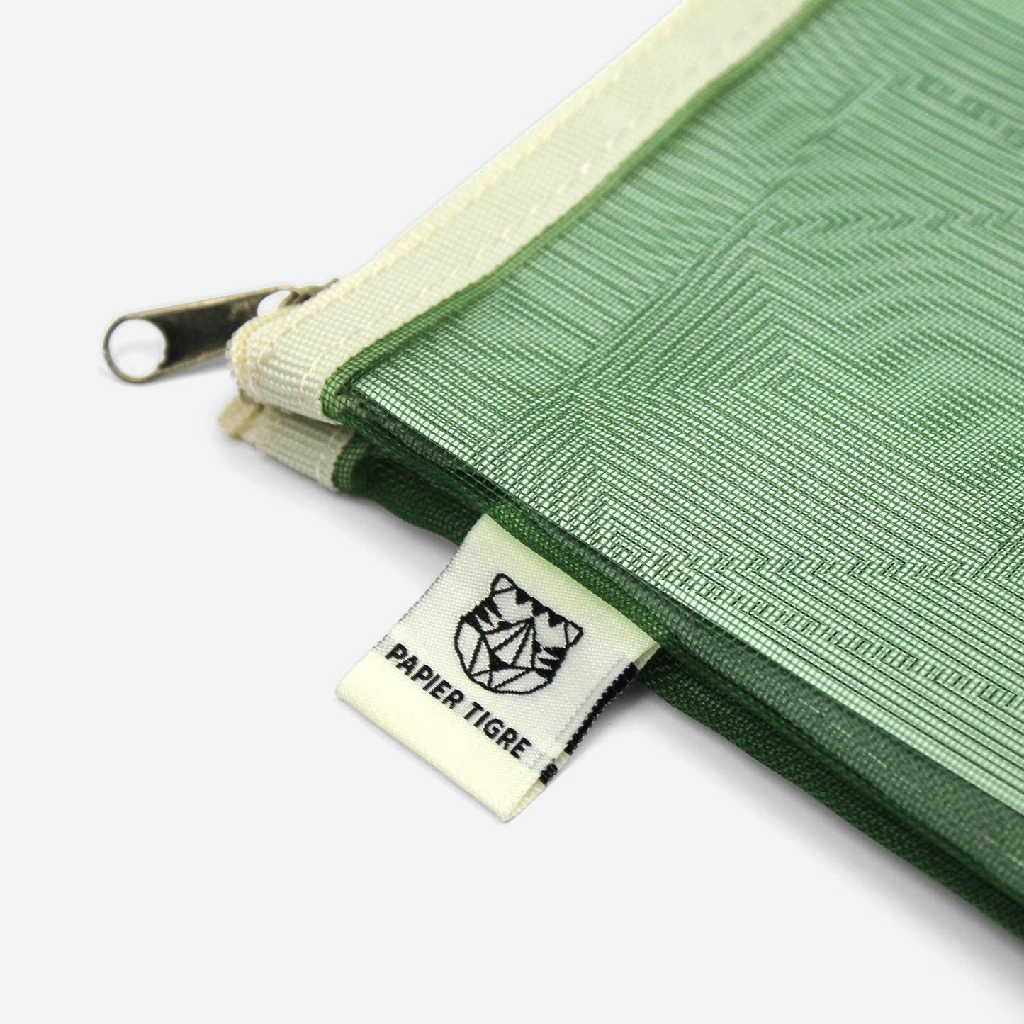 Papier Tigre - Mesh Pocket - Med - Green