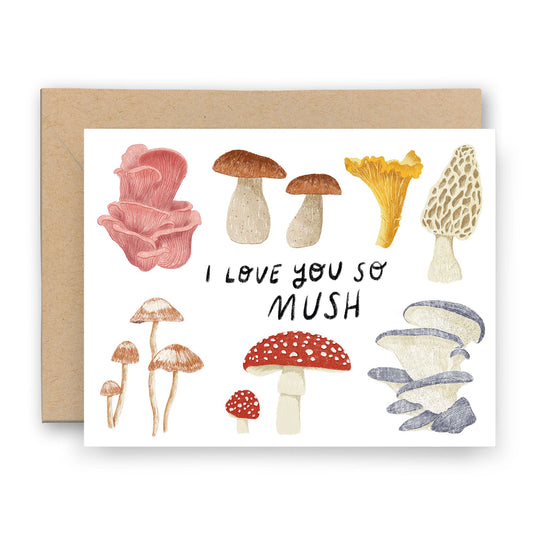 Finch + Flourish- I Love You So Mush Card