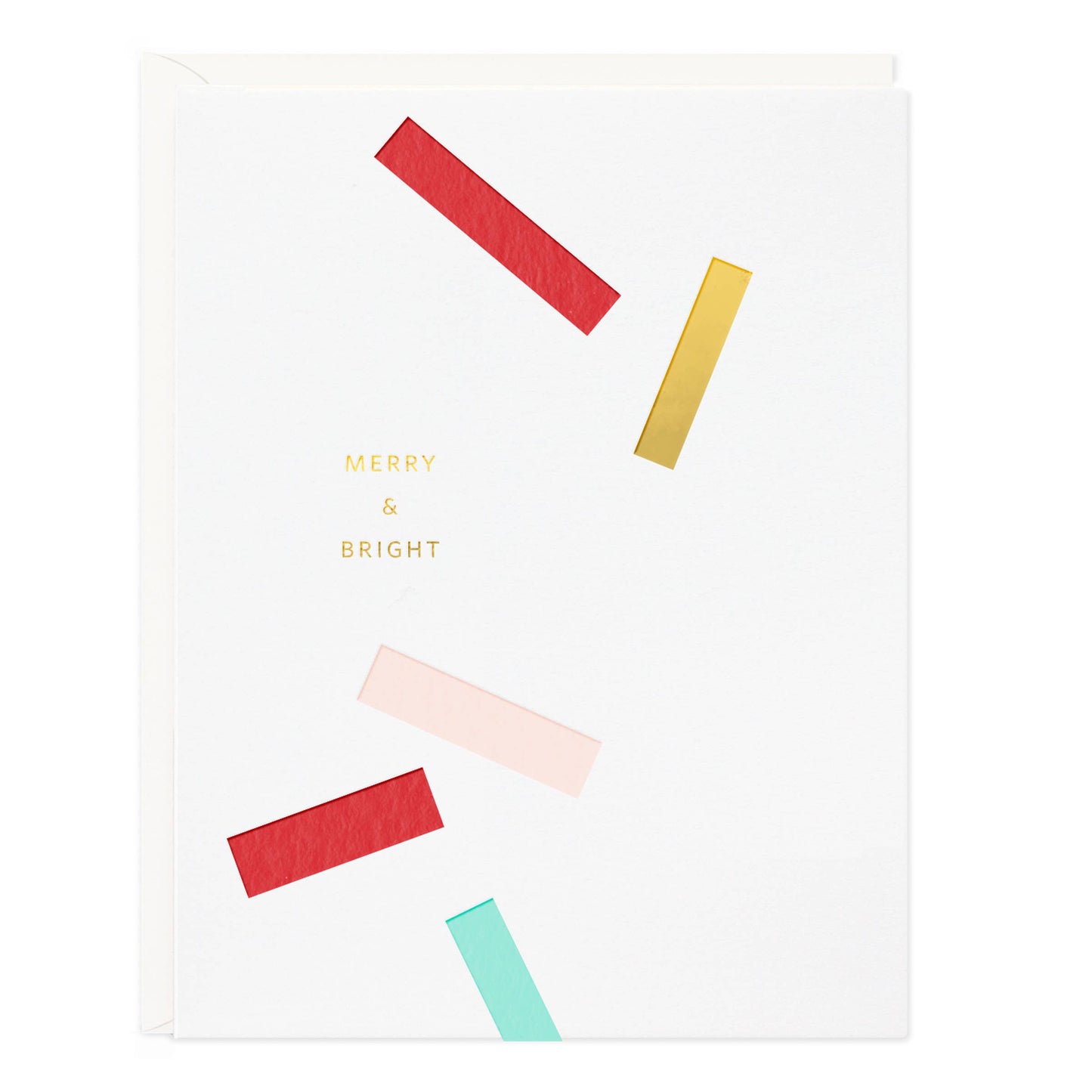 Ramona & Ruth - Merry & Bright Confetti Holiday Card