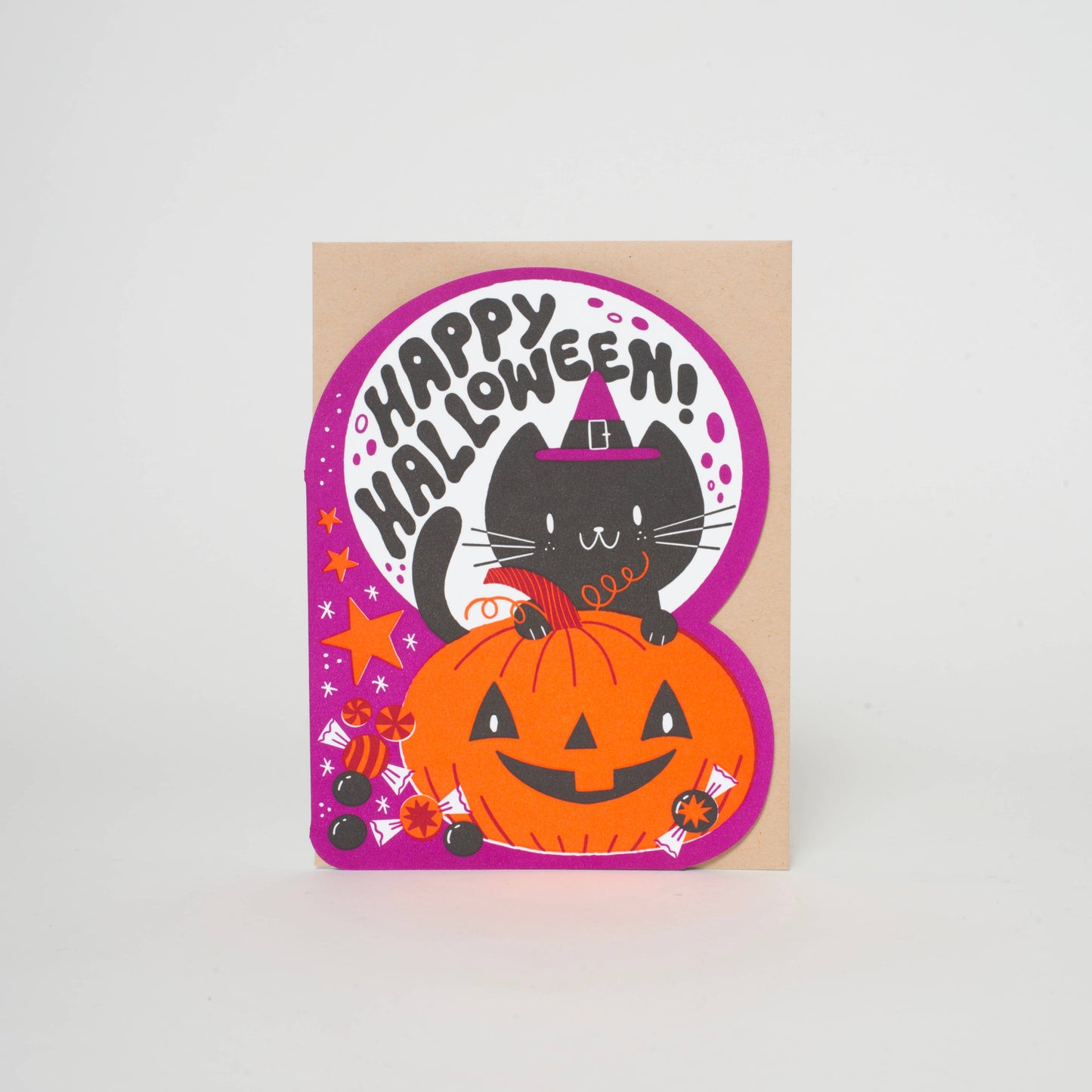 HELLO! LUCKY -- Halloween Kitty: Paper tab