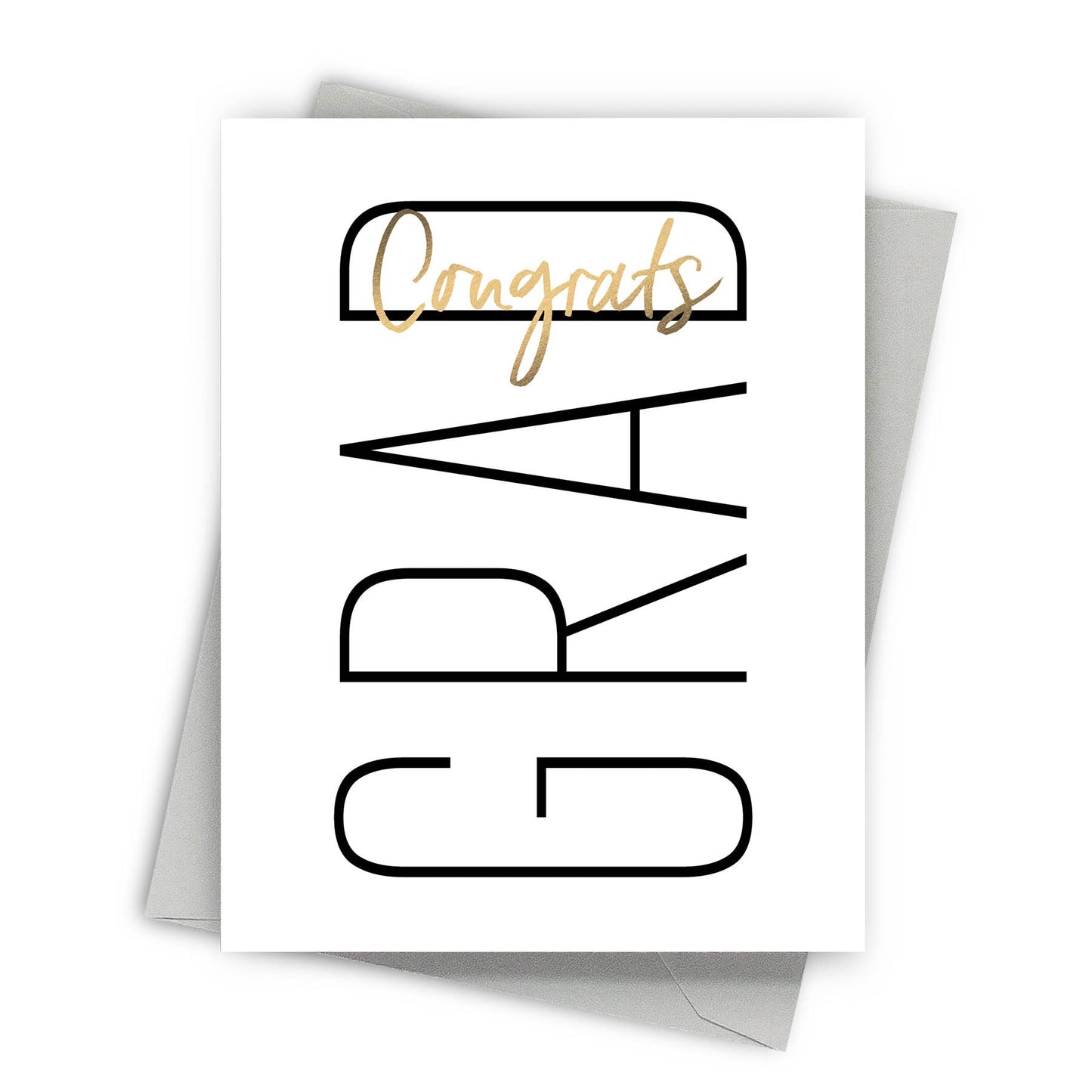 Fine Moments - Minimalist Graduation Greeting Card - Congrats Grad