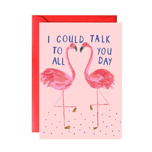 Mr. Boddington's Studio - Flamingo Buddies - Valentine Greeting Card