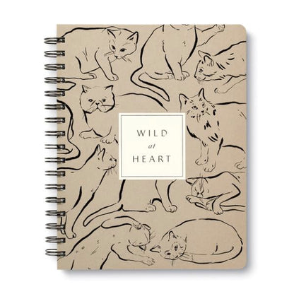 Compendium - Spiral Notebook - Wild at Heart