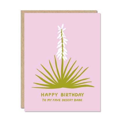 Odd Daughter - Desert Babe - Birthday Card