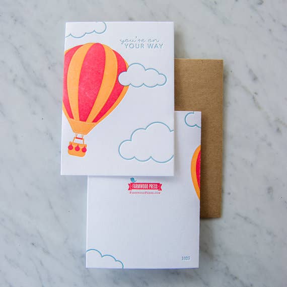 Farmwood Press - On Your Way Balloon