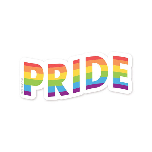 Seltzer Goods - Pride Waving Sticker