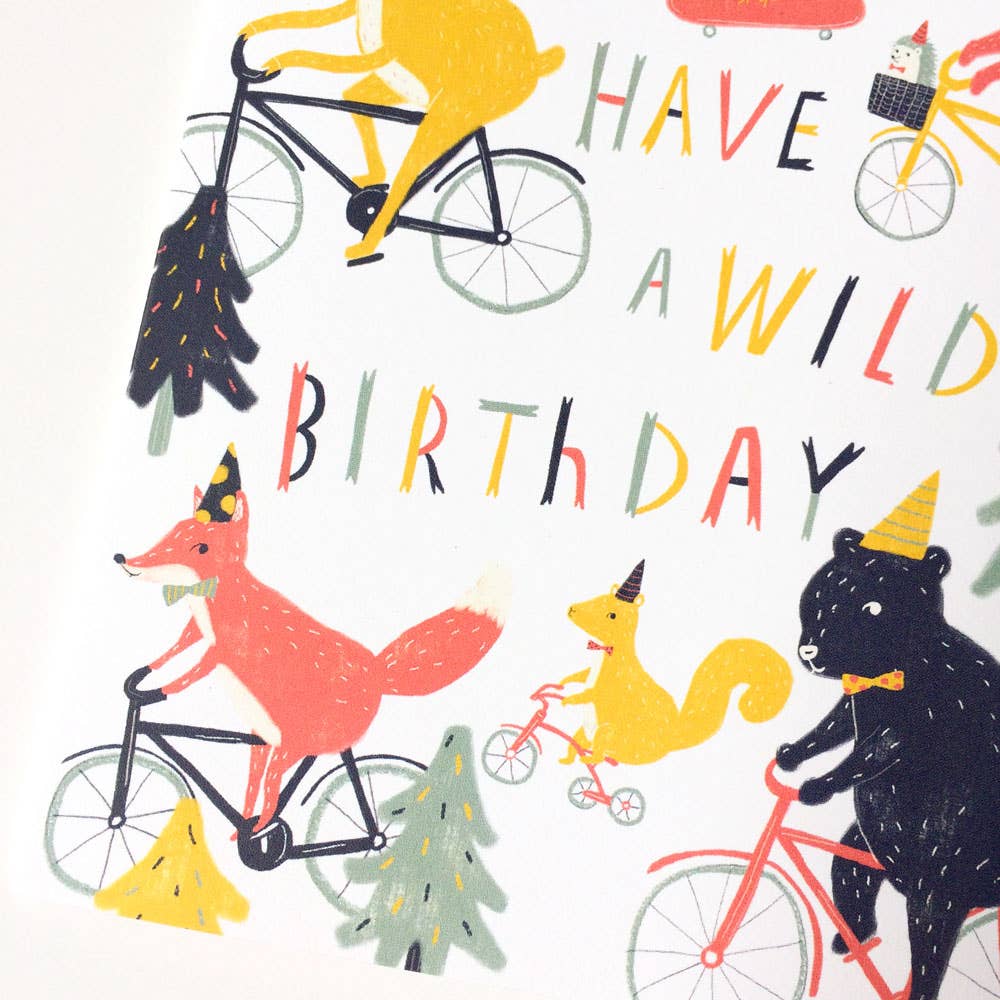 Honeyberry Studios - Have a Wild Birthday Greeting Card