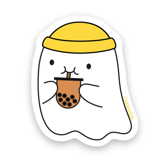 Maison Chanamon - Bubble Tea Ghost Sticker