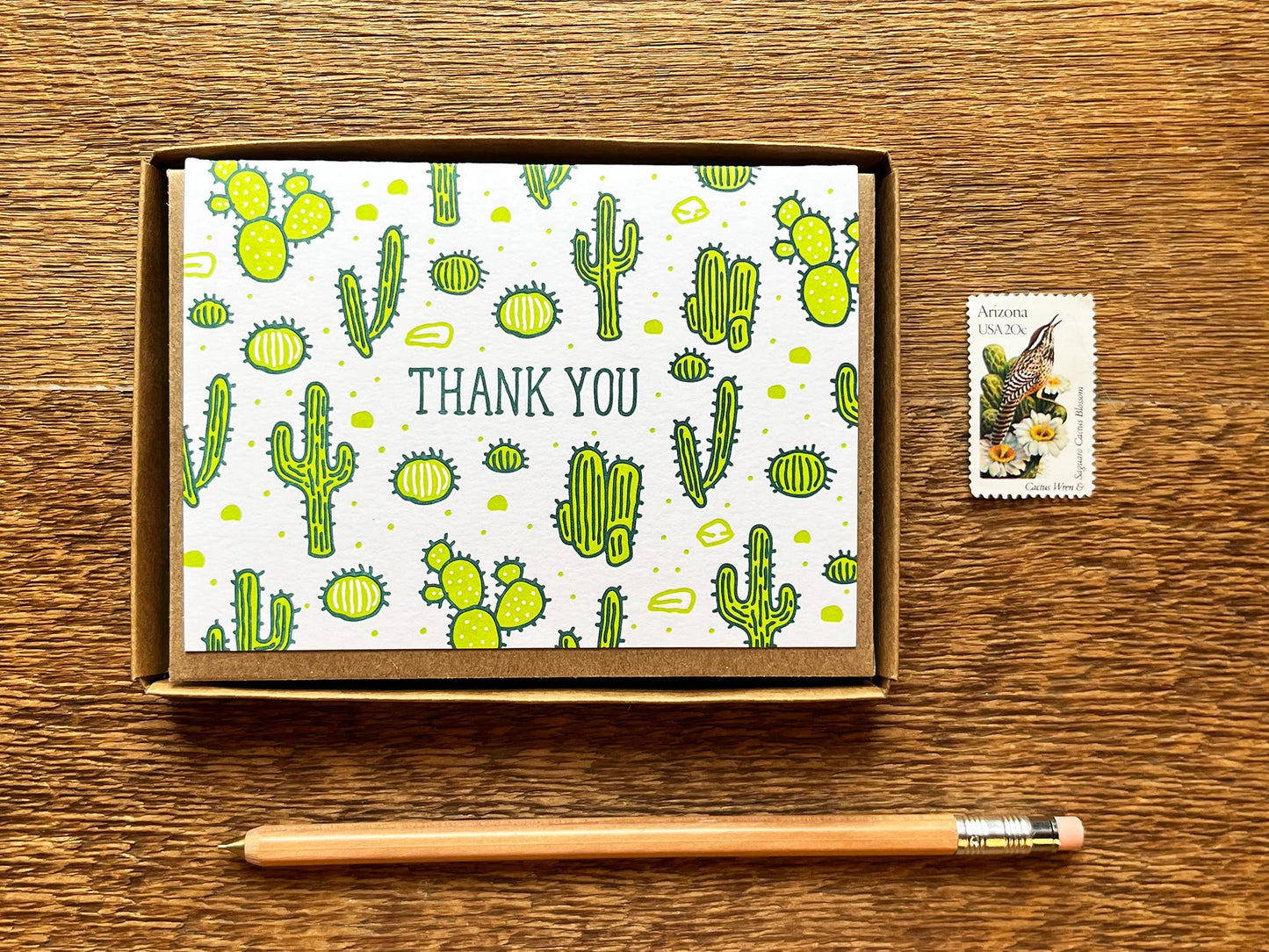 Noteworthy Paper - Cactus Thank You Card: Boxed Set of 6