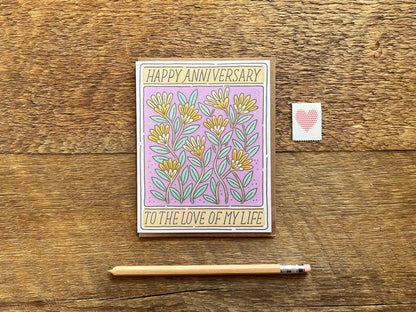 Noteworthy Paper - Love of My Life Card