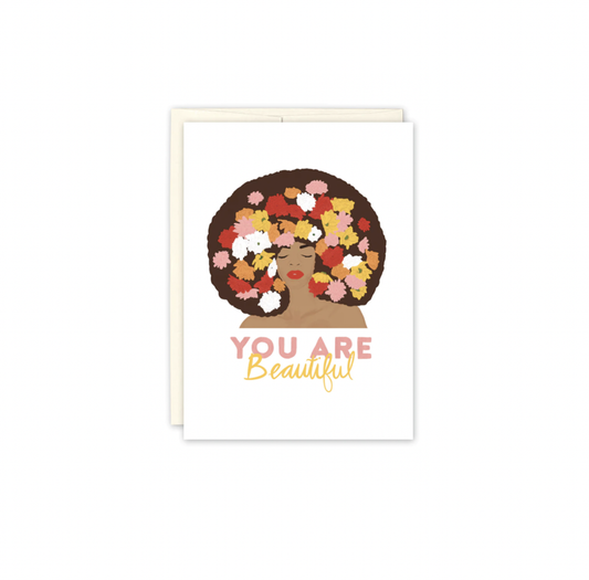 Black Joy Paper - You Are Beautiful Encouragement