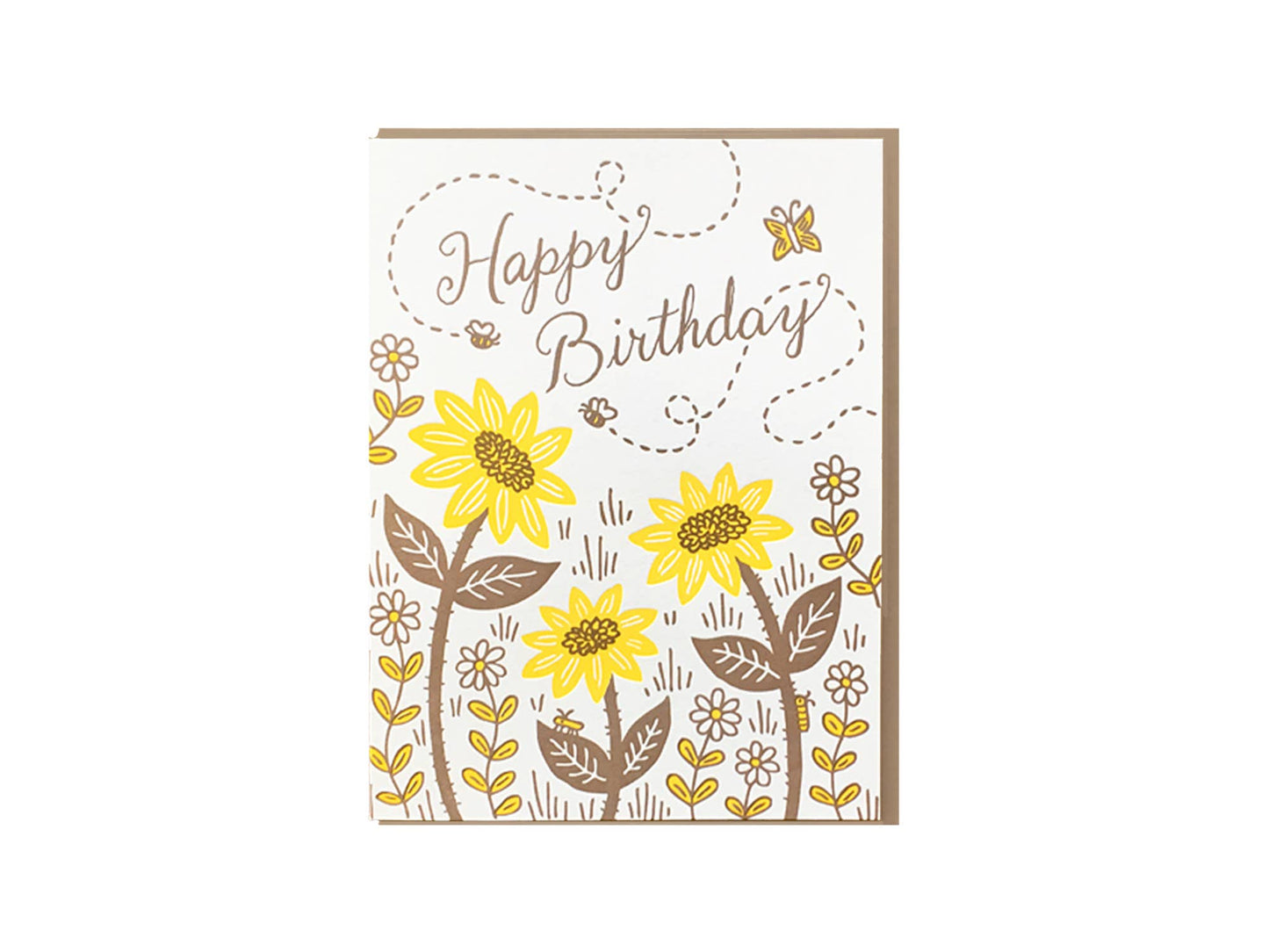 Noteworthy Paper & Press - Birthday Bees & Blooms Card