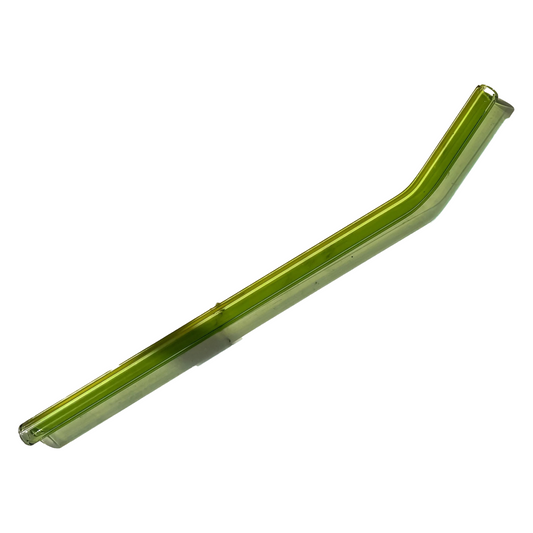 Oak Shore - 8" Tinted Bent Glass Straw: Lime