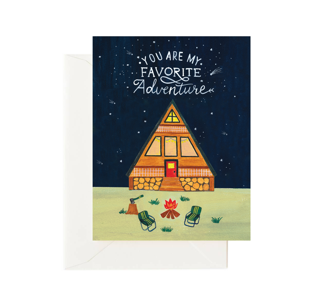 Forage Paper Co. - Favorite Adventure Card - A2 size