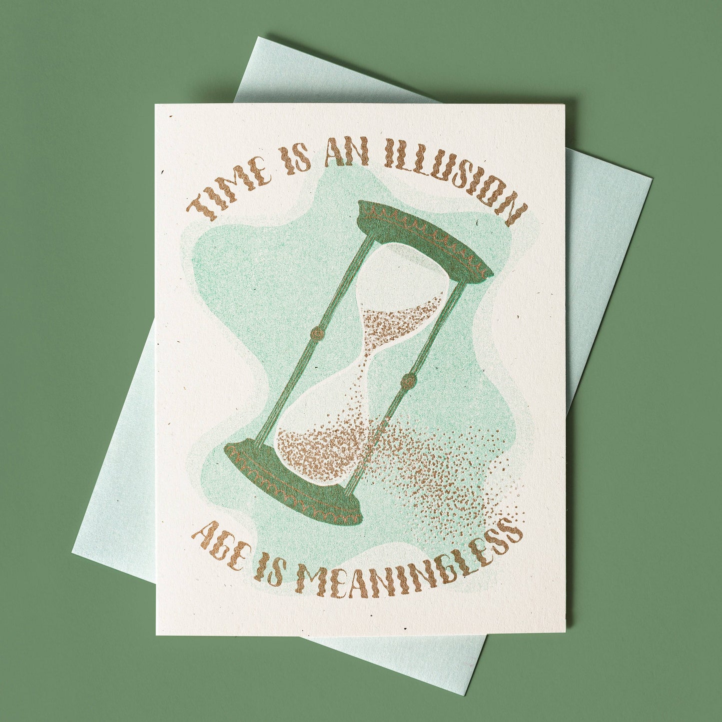 Bromstad Printing Co. - Time is an Illusion, Age is Meaningless - Risograph Birthday