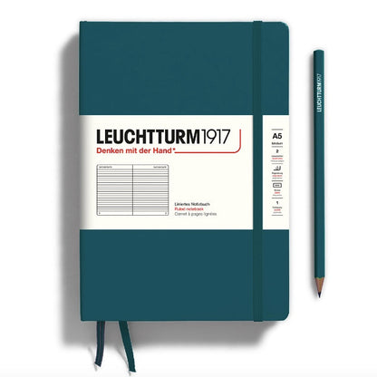 leuchtturm1917 - A5 Hardcover M - Pacific Green - Ruled