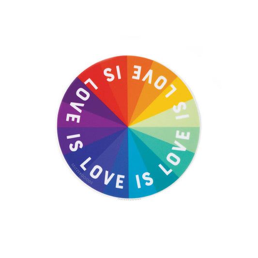 Seltzer Goods - Love Color Wheel Sticker